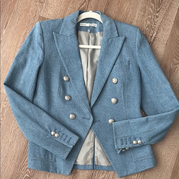 Veronica Beard Denim Blazer - Picture 1 of 4